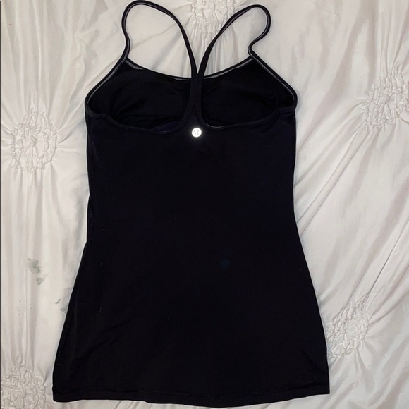 Lululemon Power Y tank black size 4 - Picture 2 of 4